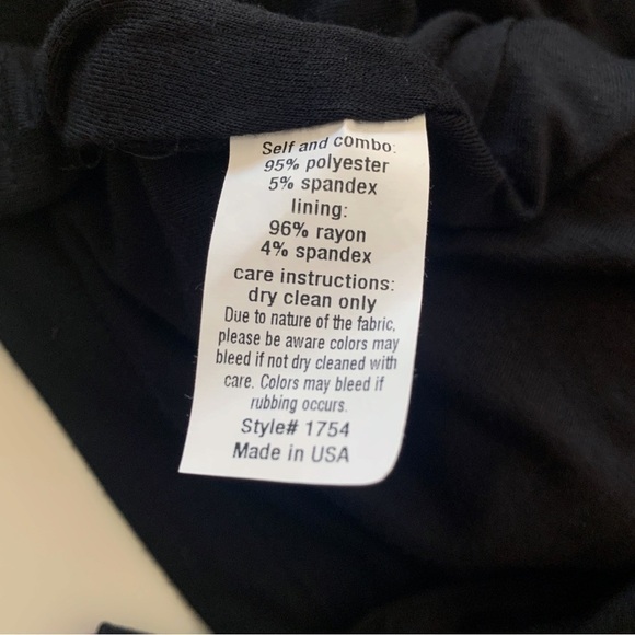 Hutch Devon Color Block Dress Small Black White Purple Anthropologie - Picture 7 of 8